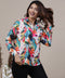 Multi Colour Printed Oversized Shirt